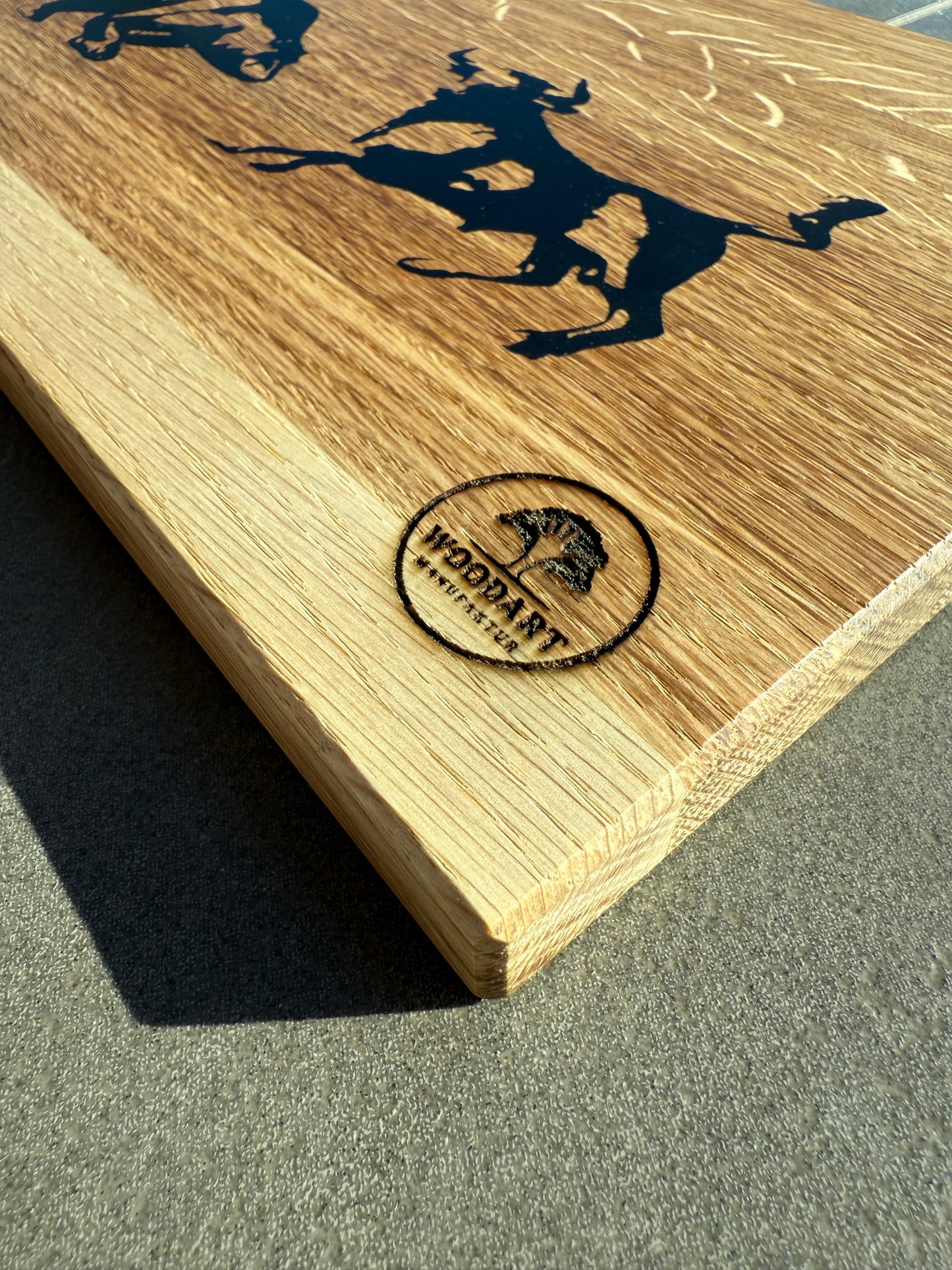 Foto auf Holz - Individualisierung durch Laser Technik mit Epioxydharz-Inlay