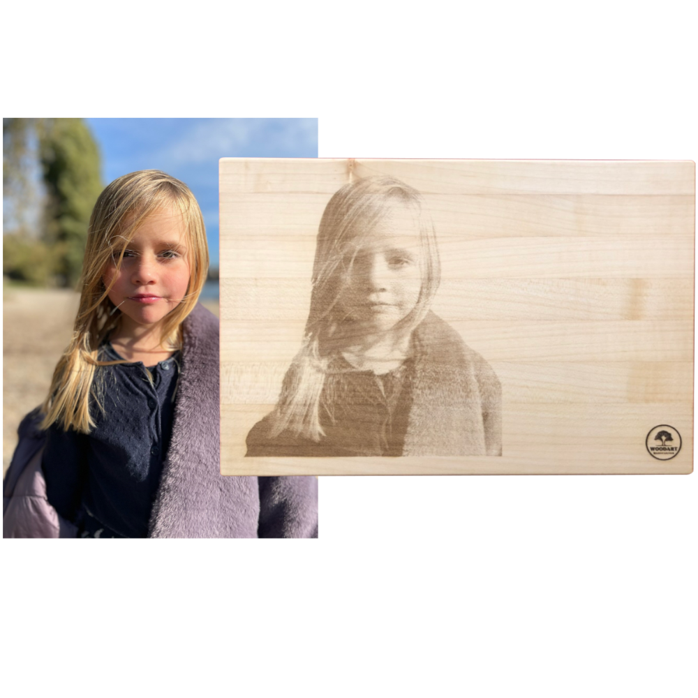 Foto auf Holz - Individualisierung mit Laser Technik