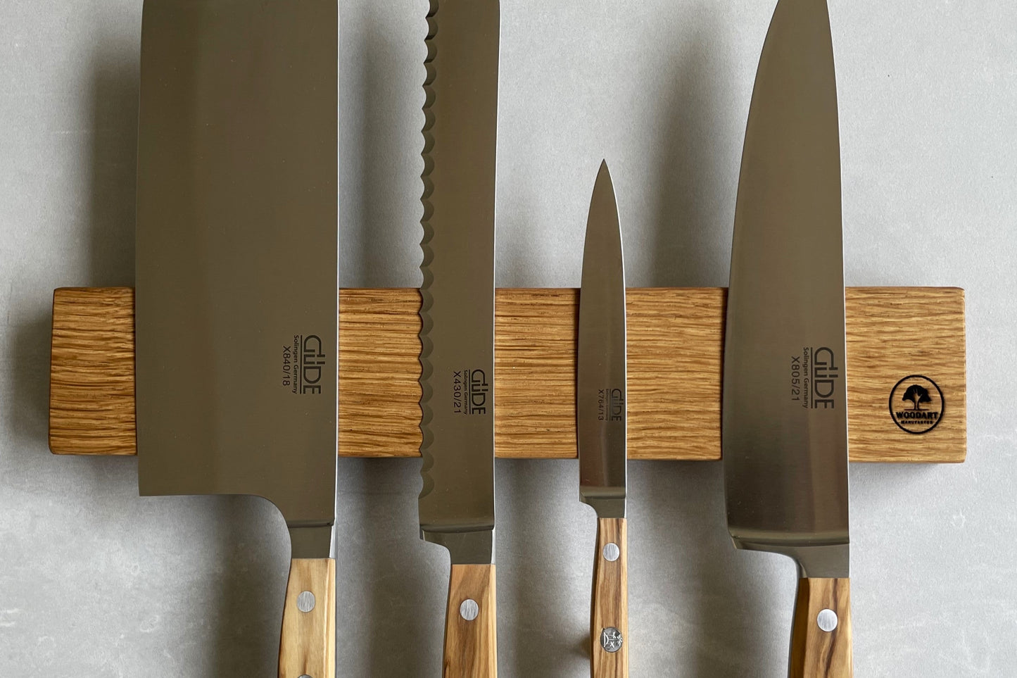 Messerhalter magnetisch in Eiche "Golden Oak"
