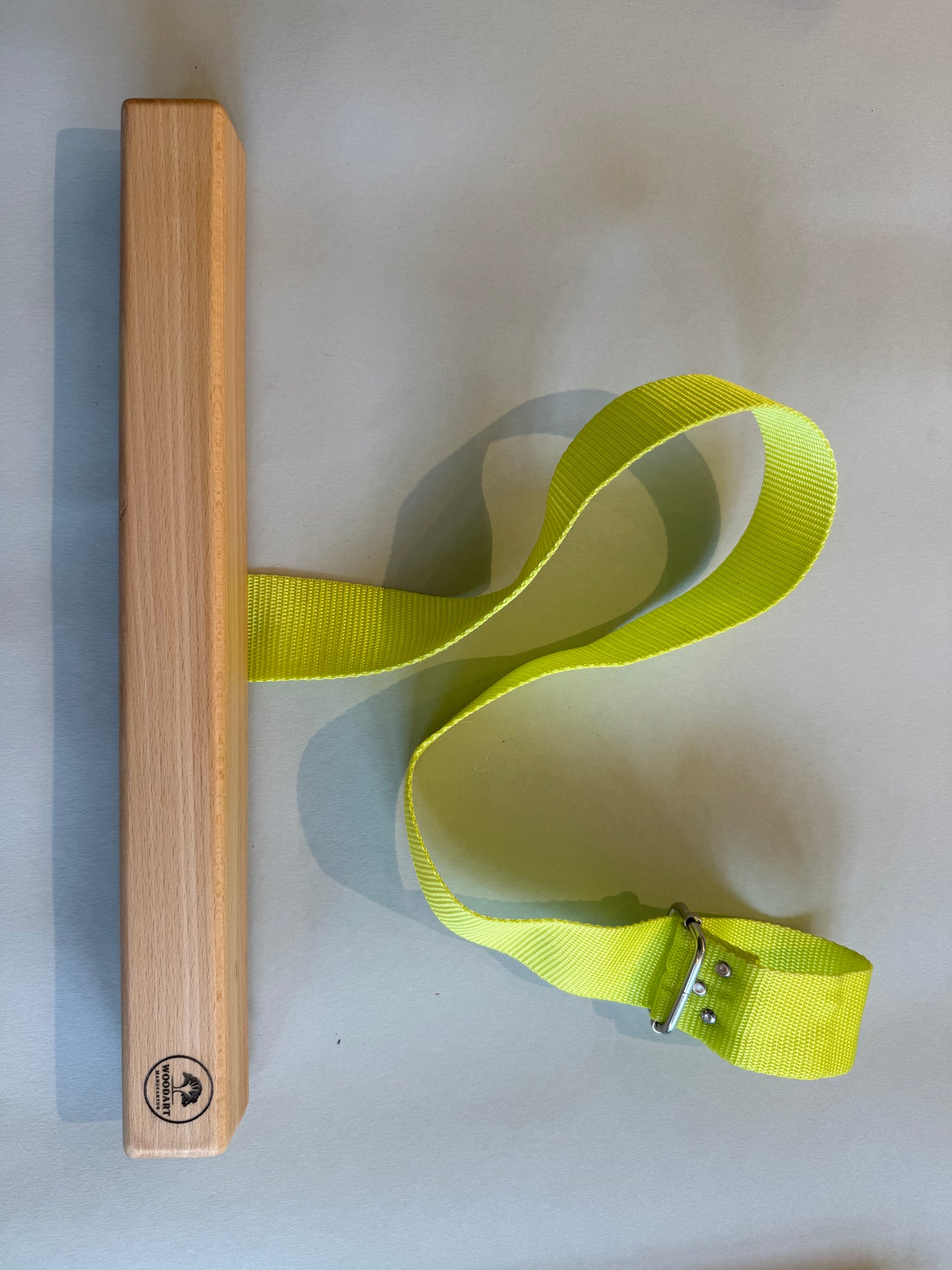 Armretter aus Holz – natürlich trainieren (gelb)