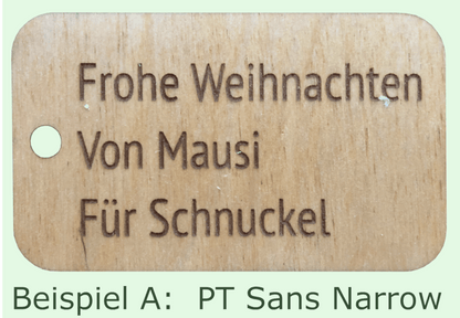 Individualisierte Geschenkverpackung mit persönlicher Widmung!